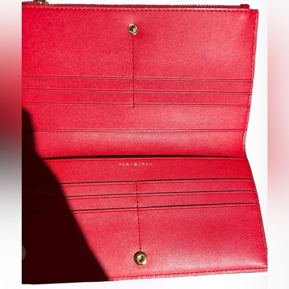 Tory Burch Blake patent leather slim long Wallet New - Picture 15 of 16